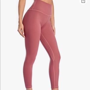 High waisted yoga pants.